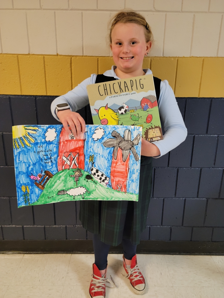 Congrats to Ag Placemat winner Sophia!