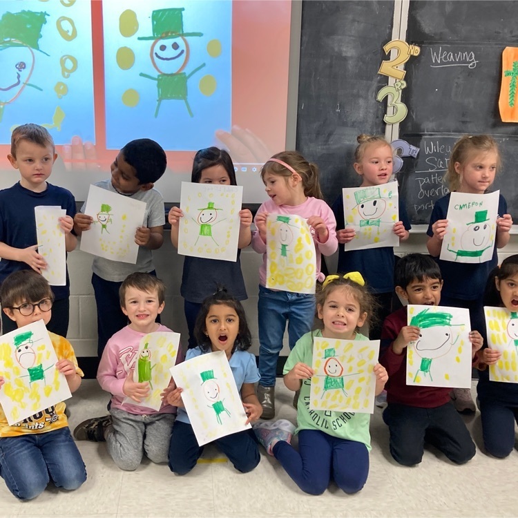 Our wee artists were feeling lucky to create these adorable leprechauns🍀